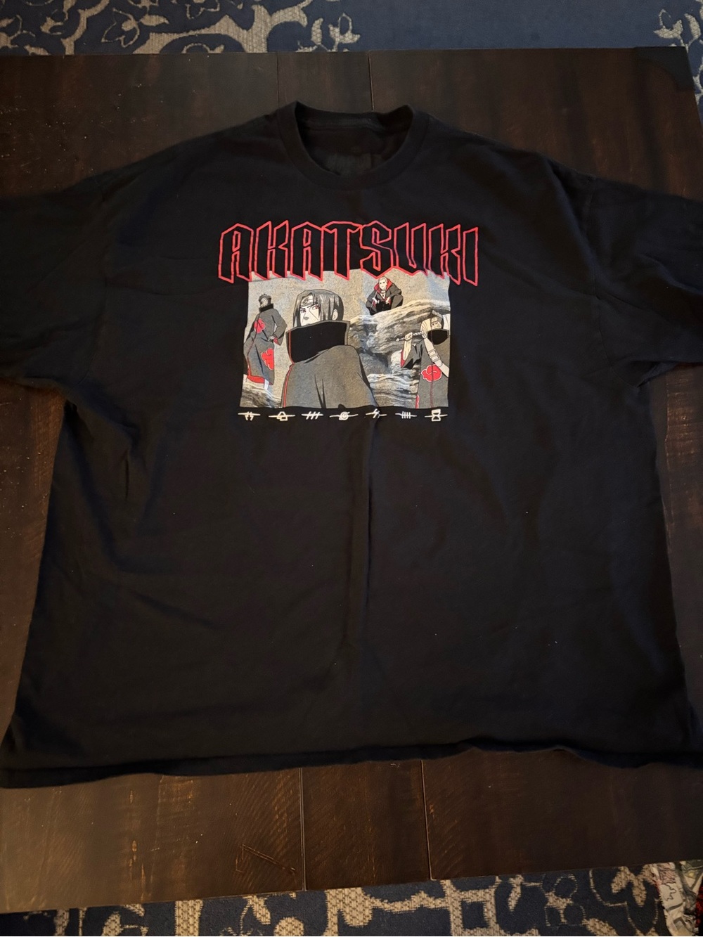 Akatsuki Graphic Short-Sleeve Tee - Black
